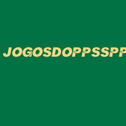 Logo da JOGOSDOPPSSPP