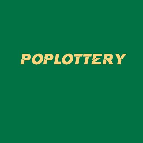 Logo da POPLOTTERY